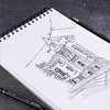 Скетчбук для графики на спирали Малевичъ "GrafArt Sketch" А5 120 л 110 г 6